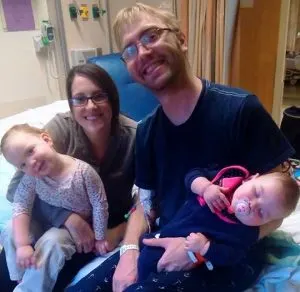 mccaskill family at hospital