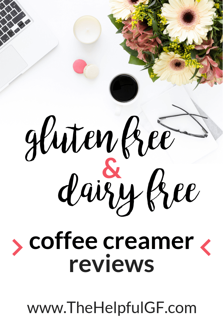 gluten free dairy free coffee creamer pin 1