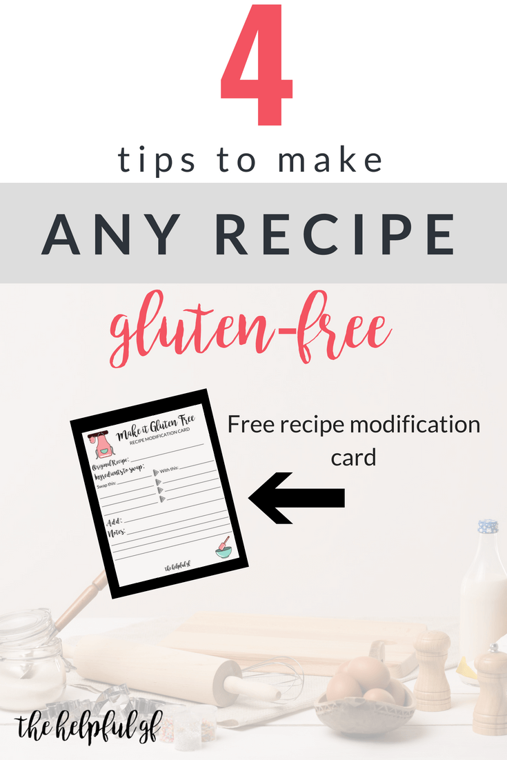four simple tips on how to make any recipe gluten-free