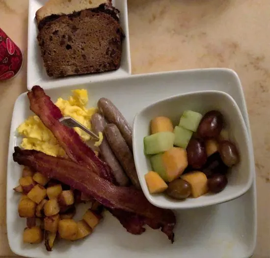gluten-free breakfast at Be Our Guest