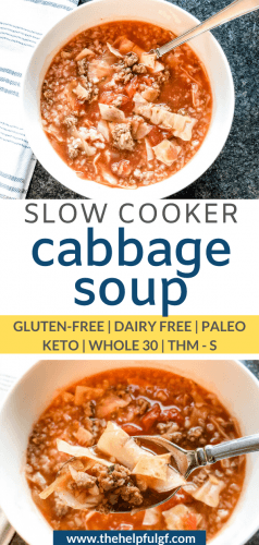 long pin_ 2 images of gluten free slow cooker cabbage soup