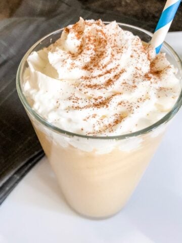 low carb pumpkin spice frappuccino with whip