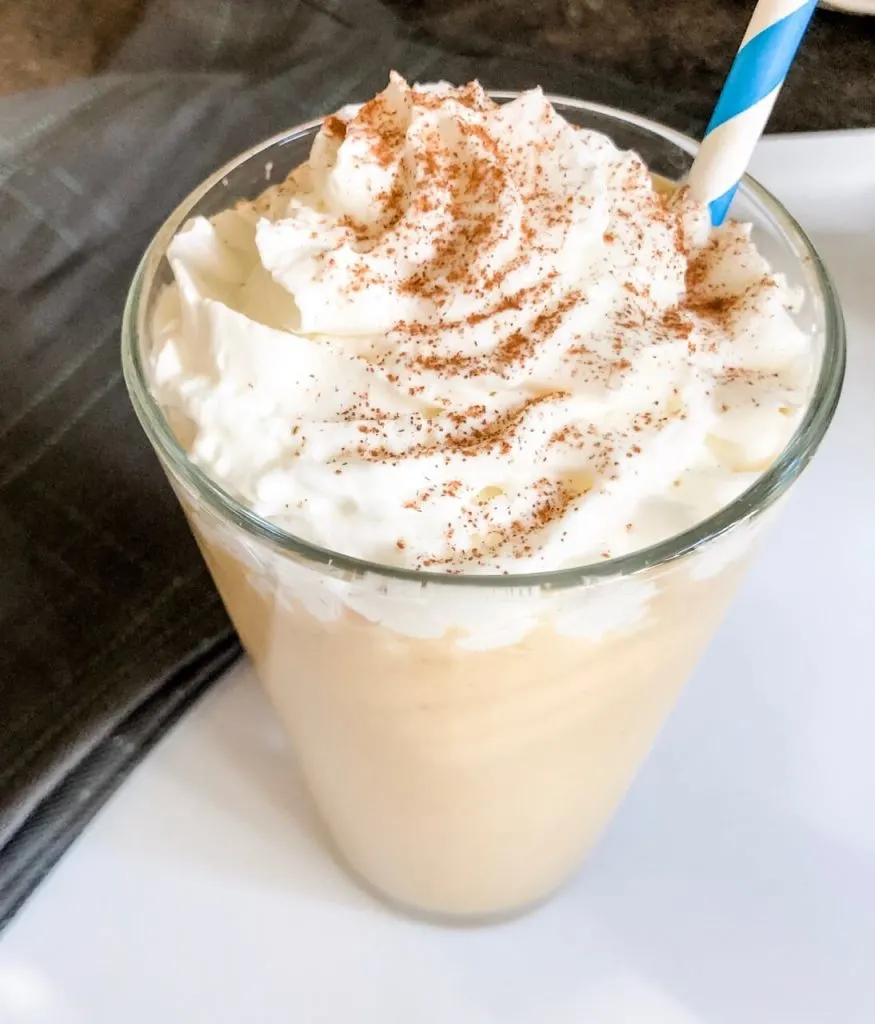 low carb pumpkin spice frappuccino with whip