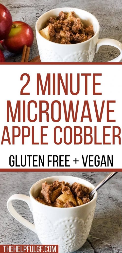 2 minute apple cobbler long pin 1