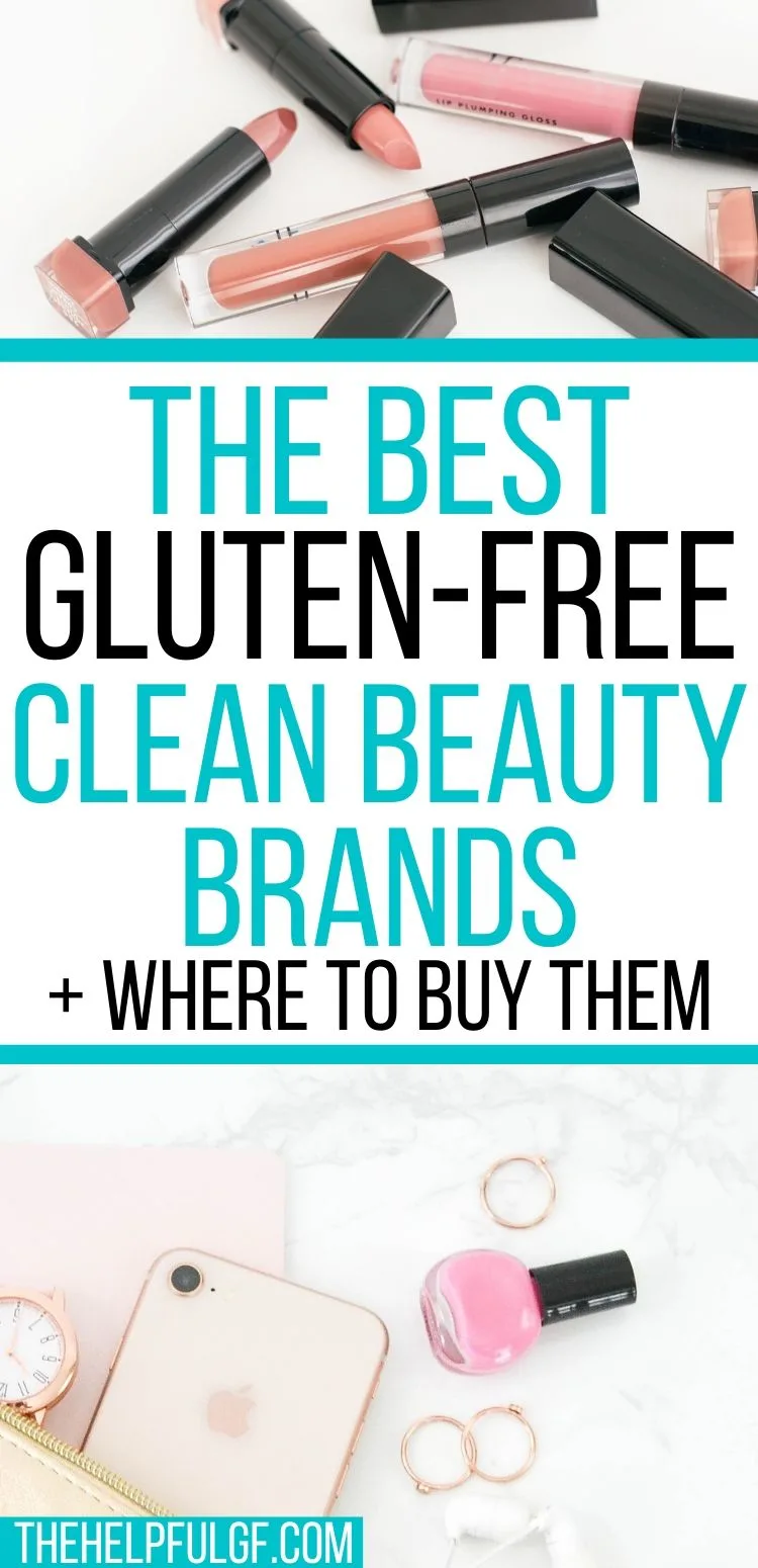 best gluten free clean beauty brands and where to buy them pin 2