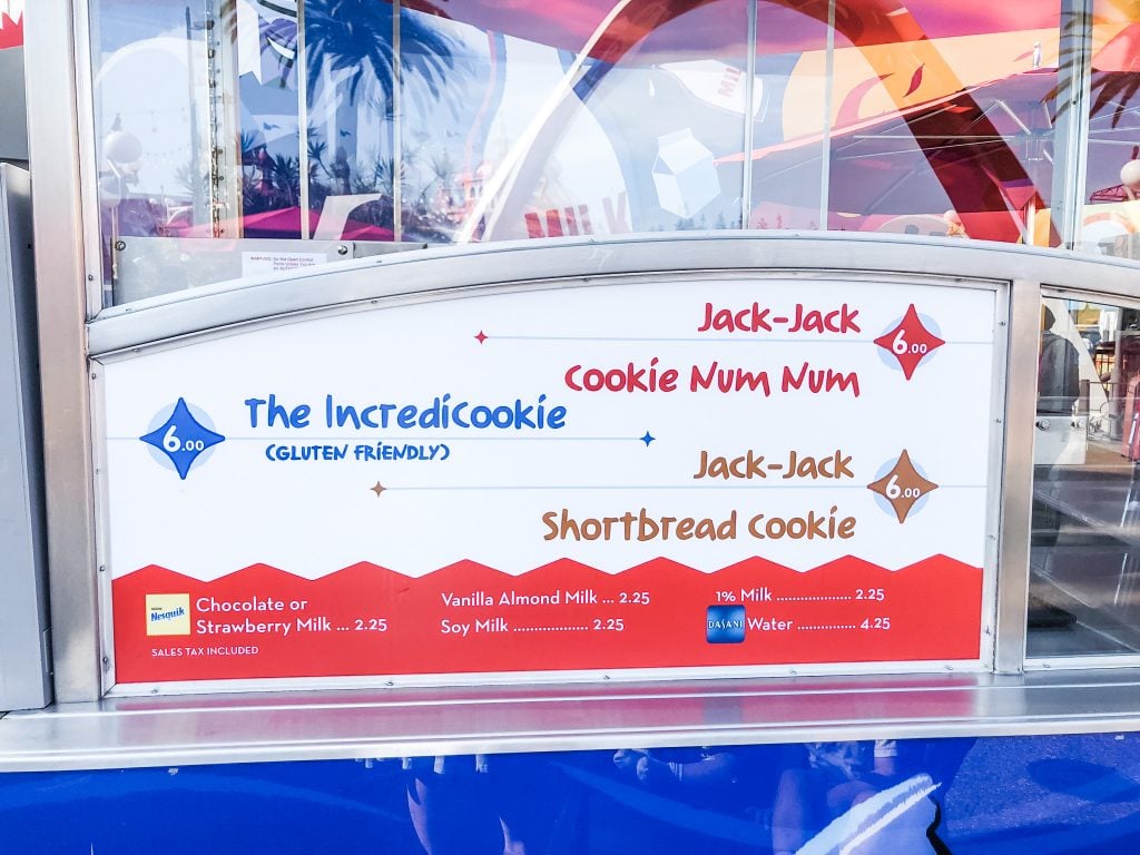 The Incredicookie at JAck Jack Cookie Num Nums at California Adventure