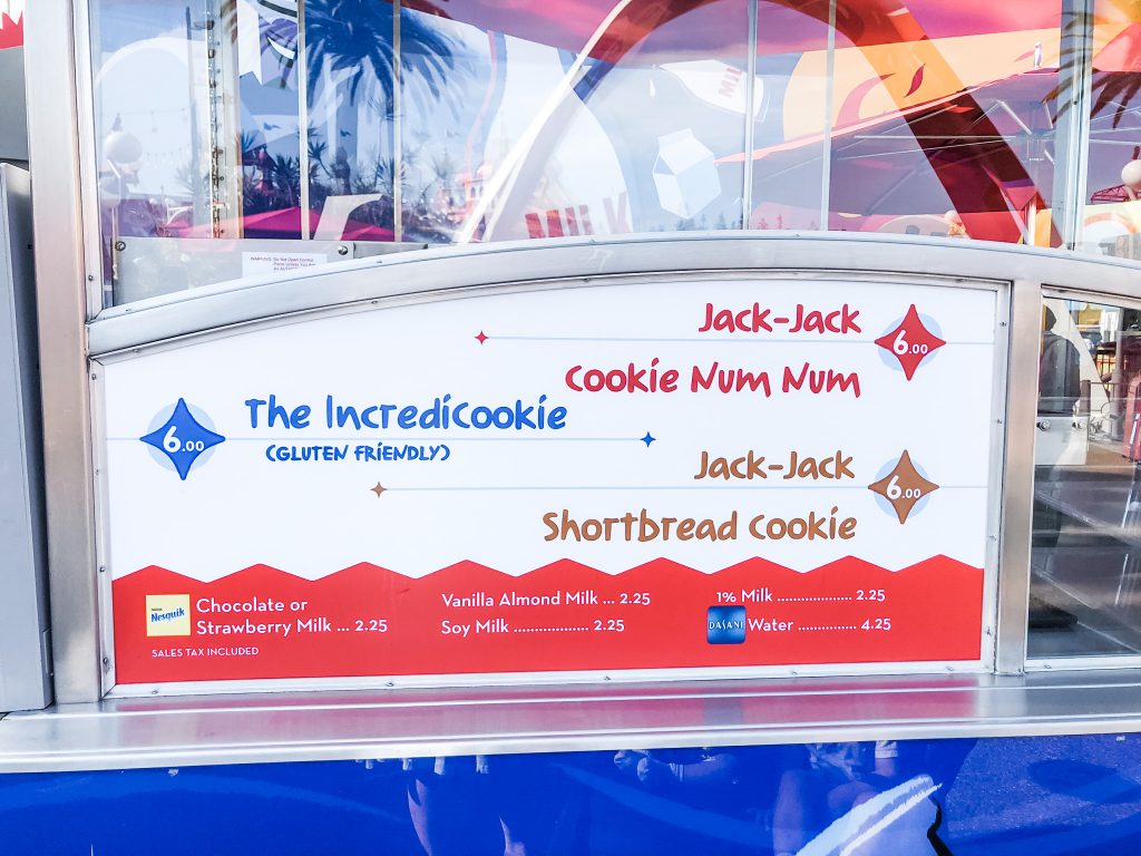 The Incredicookie at JAck Jack Cookie Num Nums at California Adventure