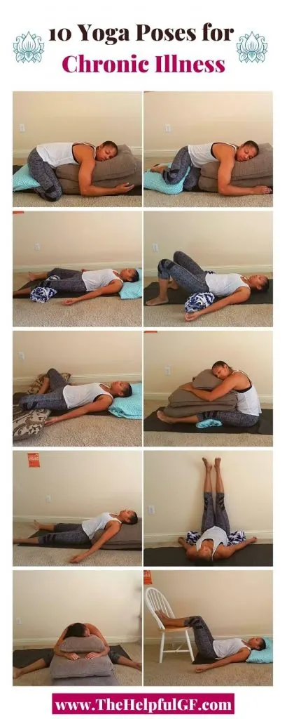 Infographic of top 10 yoga poses