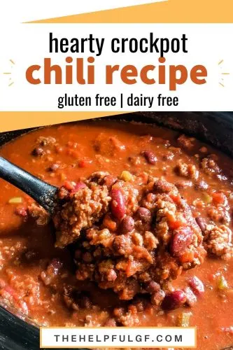 pin for hearty crockpot gluten free chili