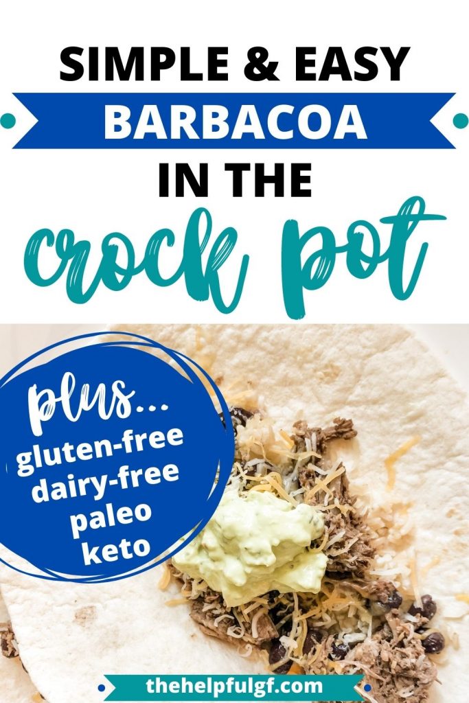 pin 1 gluten free barbacoa in the crock pot