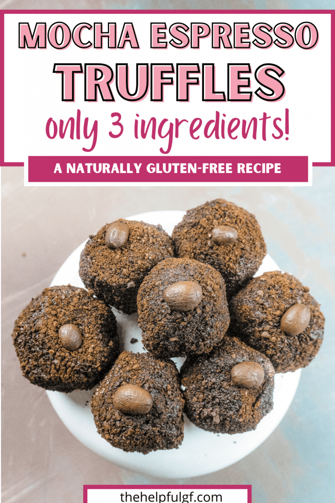 short pin for mocha espresso truffles with only 3 ingredients a naturally gluten free recipe
