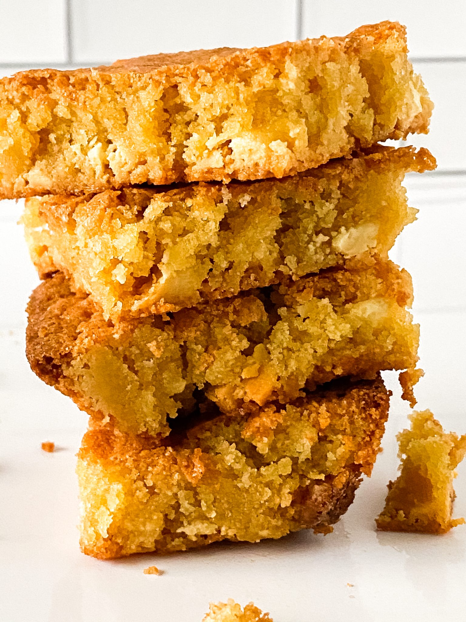Perfect Gluten Free Blondies Made with Almond Flour - The Helpful GF