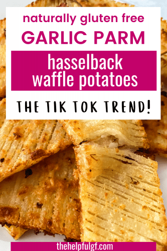 hasselback waffle potatoes short pin image for pinterset