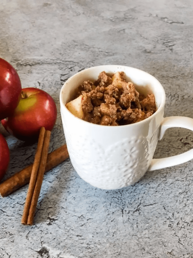 Gluten-Free Apple Cobbler in a Mug