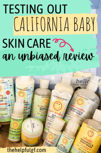 california baby products in a box with text unbiased review