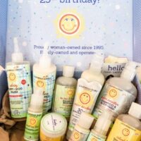 box of california baby skin care products