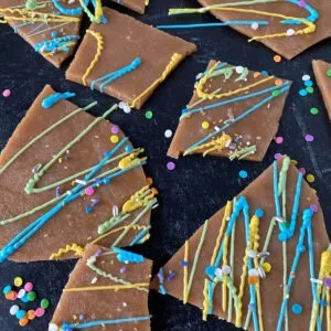 3 ingredient homemade toffee with