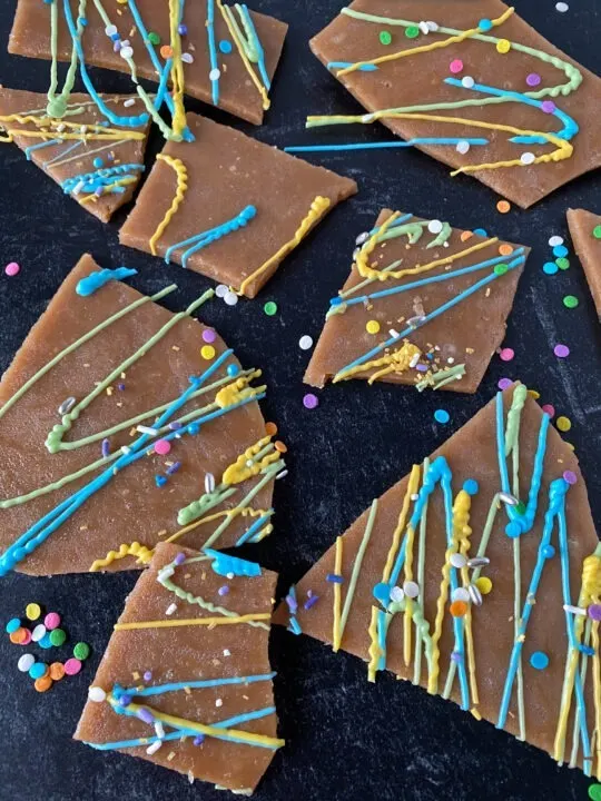 3 ingredient homemade toffee with