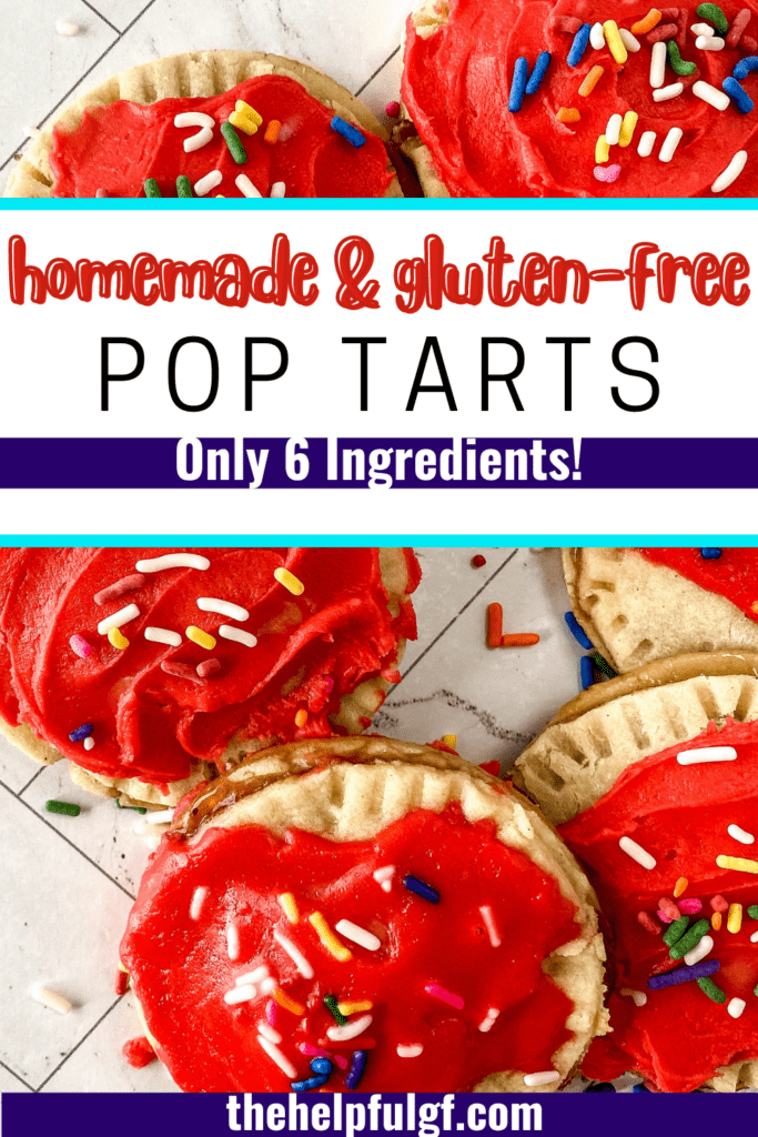 pin image for homemade & gluten free Pop Tarts with only 6 ingredients