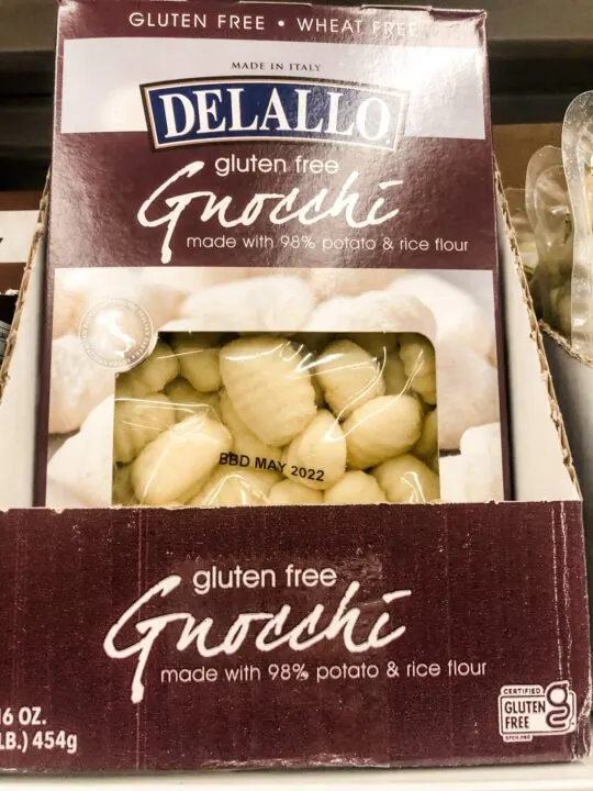 Delallo gluten free gnocchi at meijer