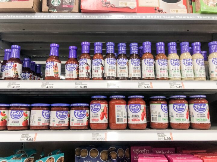 Fody Brand Products and condiments at Meijer