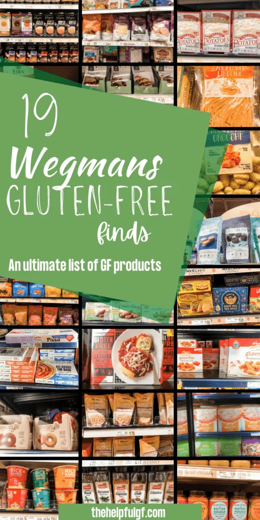 pinterest image of wegmans gluten-free products list