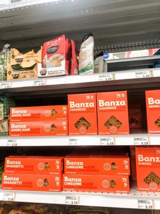Miracle Noodles and Banza Chickpea Pasta at Meijer