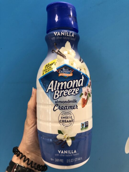 almond breeze blue diamond almondmilk creamer vanilla flavored