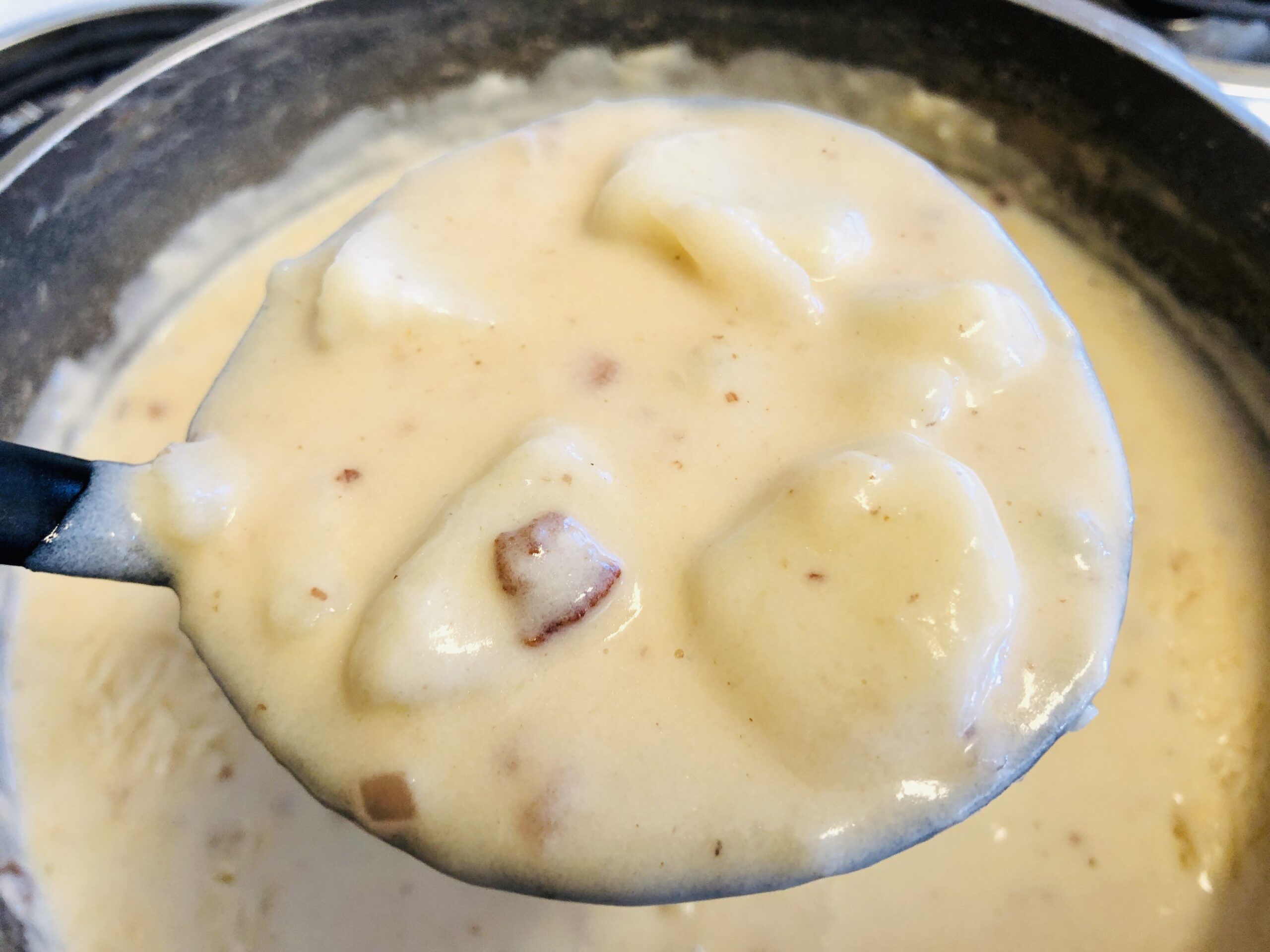Gluten-Free Loaded Baked Potato Soup - The Helpful GF