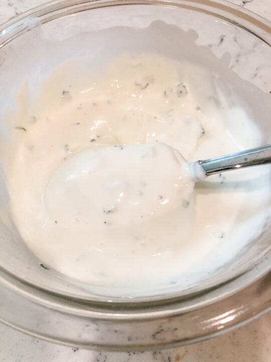yogurt honey lime cilantro sauce for creamy gluten free tostada topping