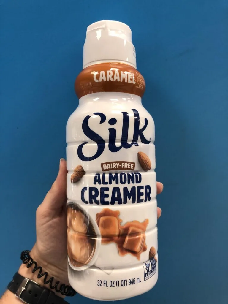 Silk Dairy Free Caramel Flavored Almondmilk Coffee Creamer - 1