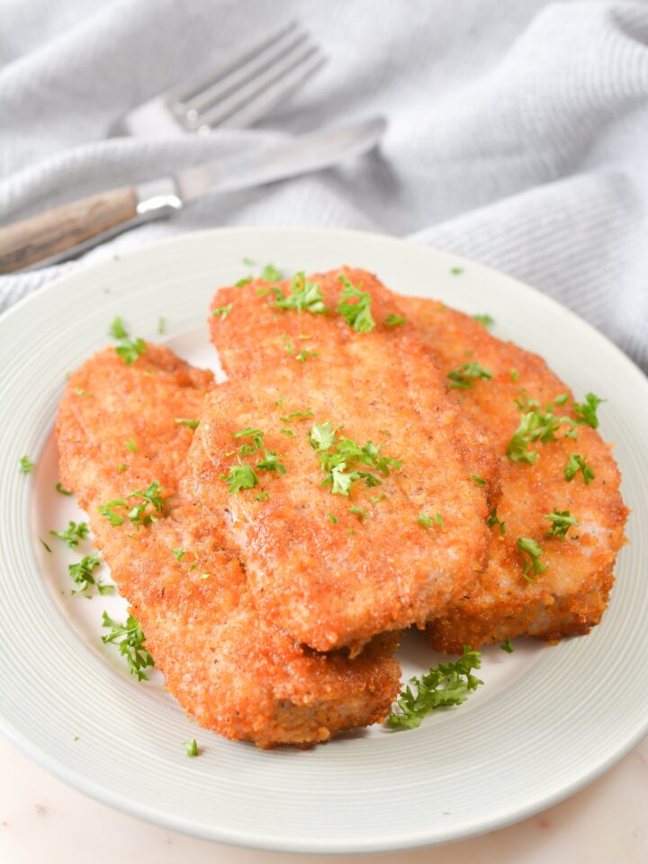 Gluten Free Shake and Bake Pork Chops - The Helpful GF