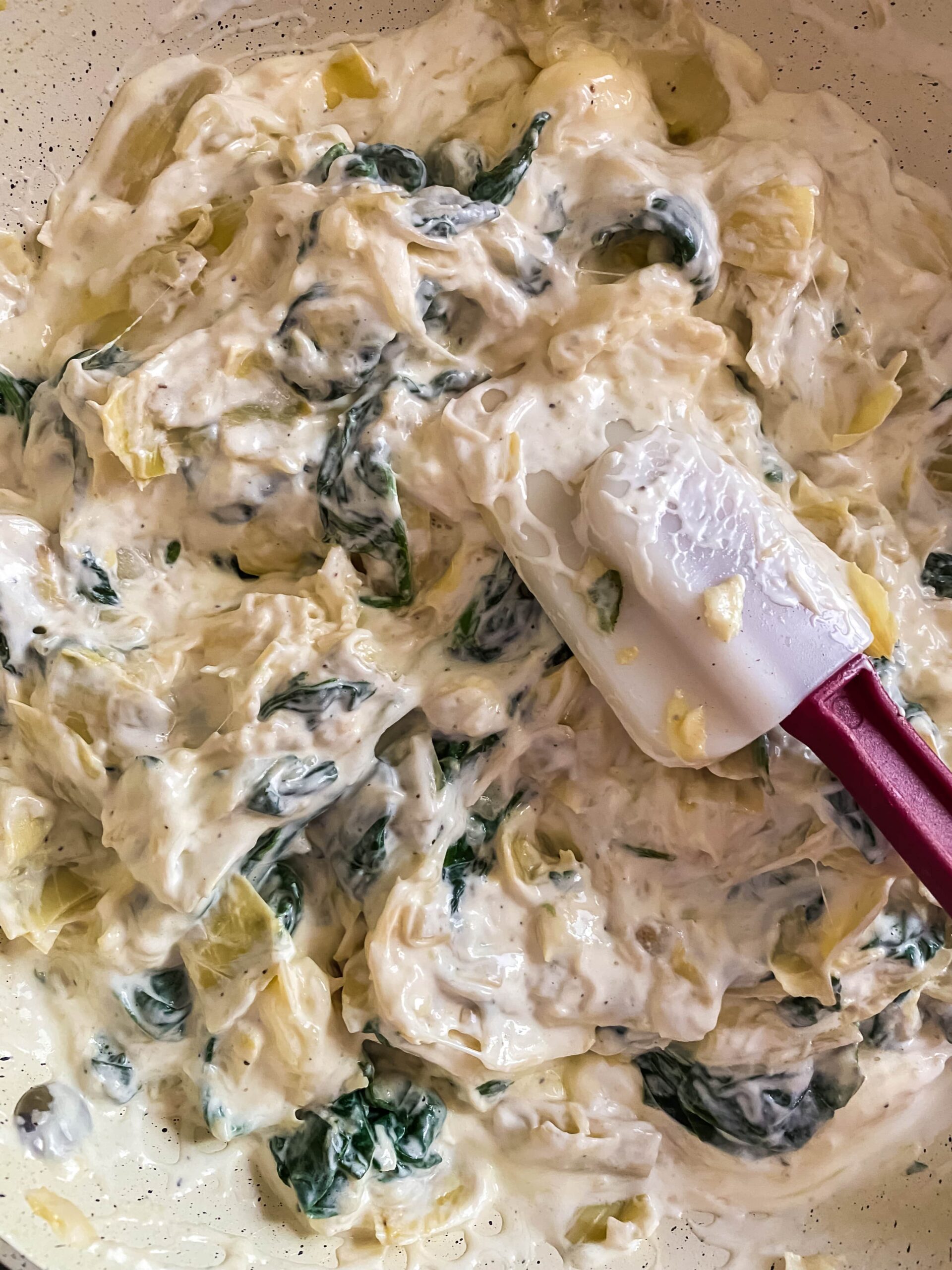 Oven Baked Gluten Free Spinach Artichoke Dip - The Helpful GF