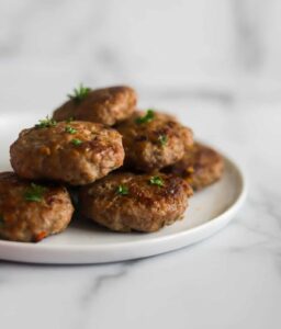 gluten free sweet and spicy breakfast sausage