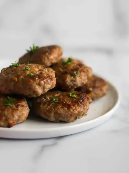 gluten free sweet and spicy breakfast sausage