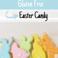 Pin image with gluten free easter bunnies