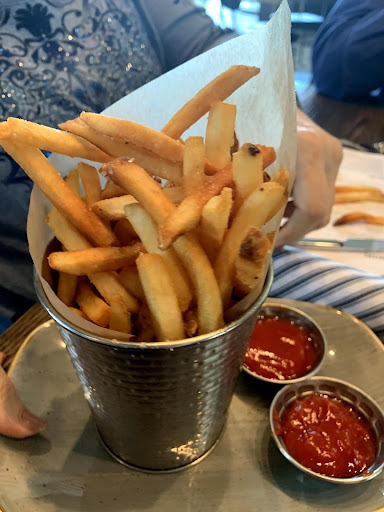 Gluten Free fries with ketchup from HC Tavern in Fishers Indiana