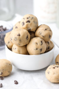 gluten free vegan no-bake cookie dough snack bites