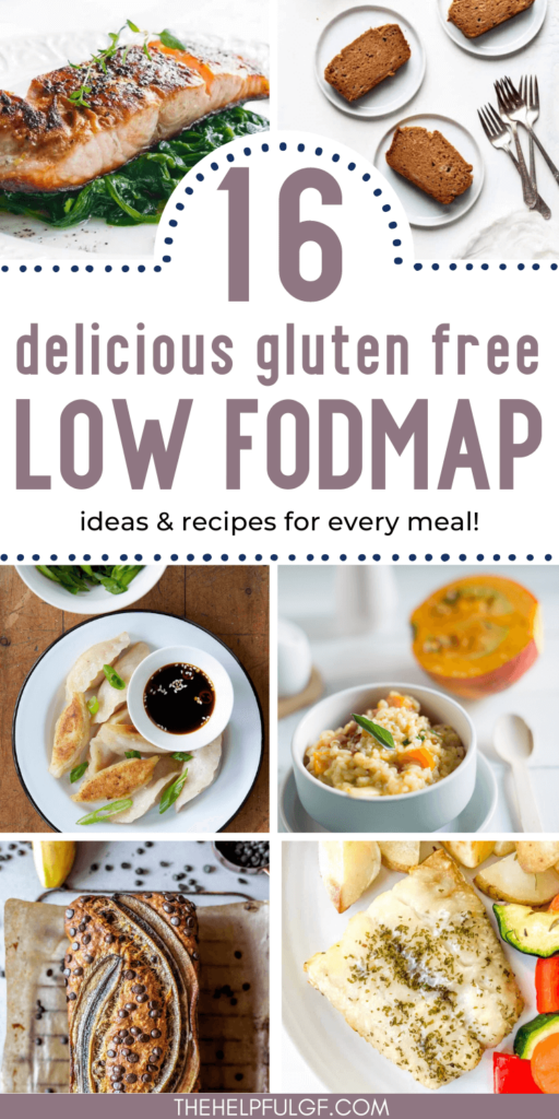 pin image for low fodmap ideas and recipes