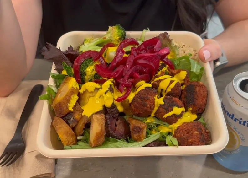 gluten free and vegan food bowl from The Little Beet in New York City