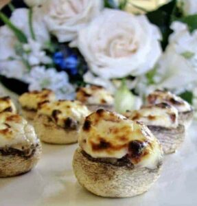 bacon and cream cheese filled mushrooms