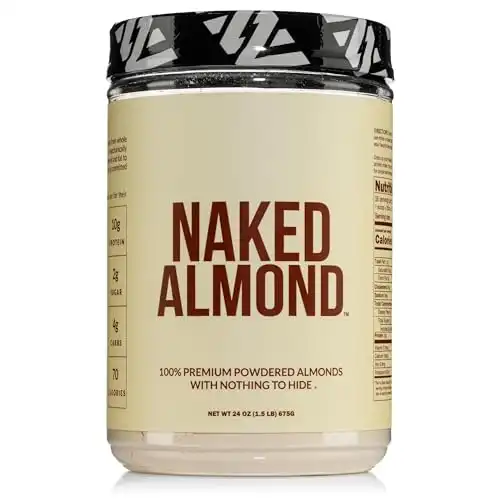 NAKED Almond Protein Powder from US Farms, Only 1 Ingredient, Vegan, Gluten-Free