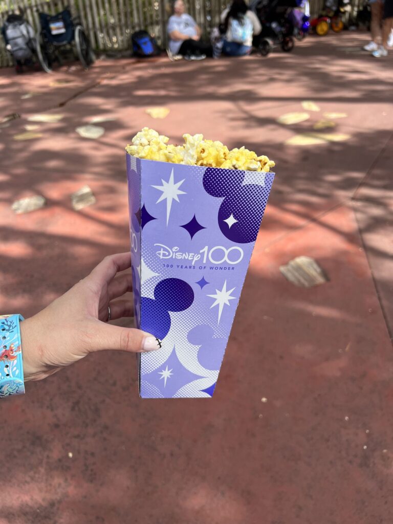 Popcorn from the Frontierland Popcorn Cart