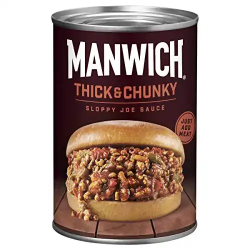 Manwich Sloppy Joe Sauce, Thick and Chunky, Canned Sauce