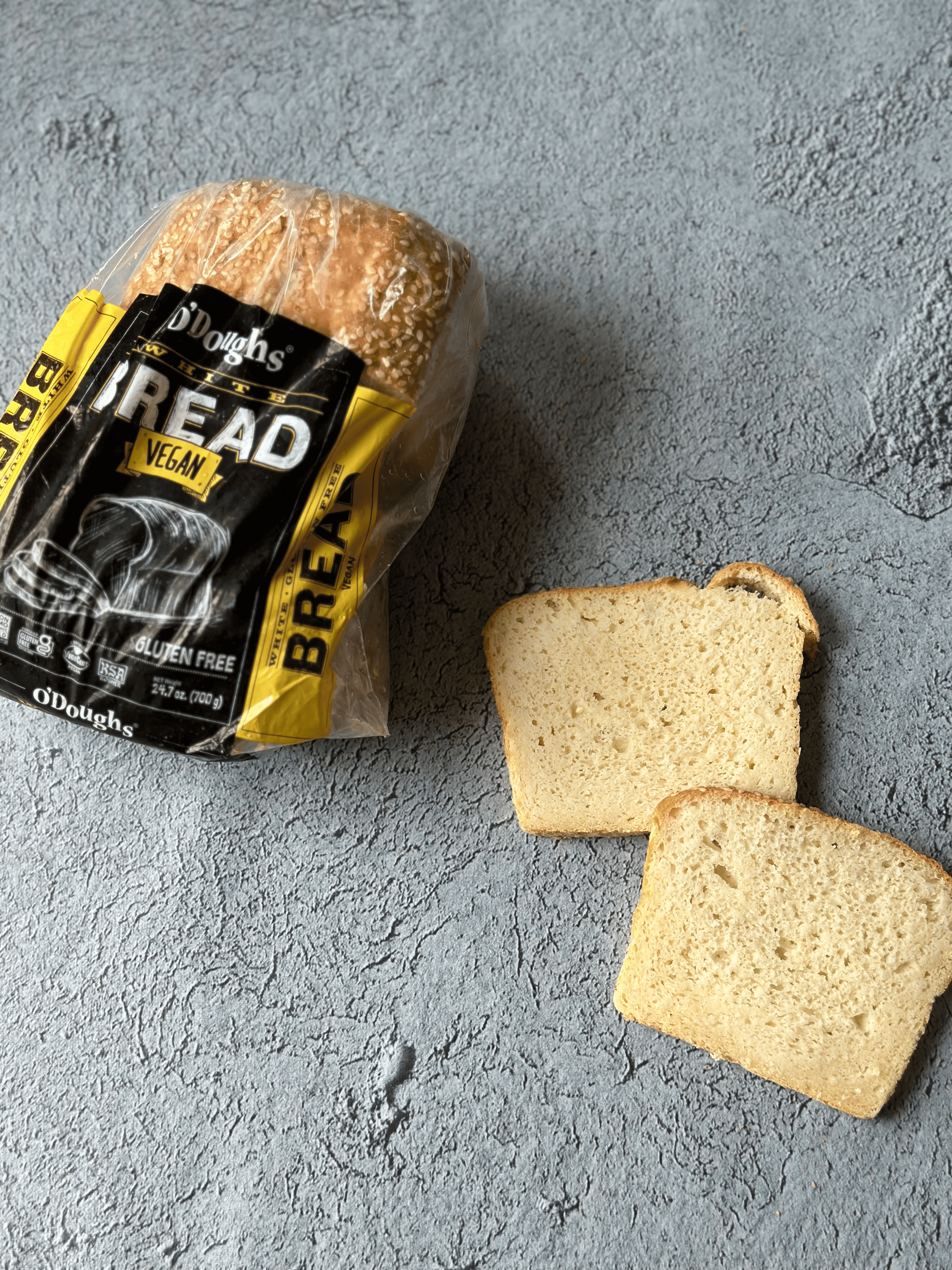 O'Dough Gluten Free White Bread Loaf, 24.7 Ounce [3 Packs]