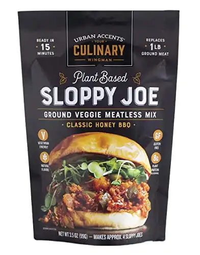 Urban Accents Sloppy Joe Plant Based Meatless Mix, 3-pack