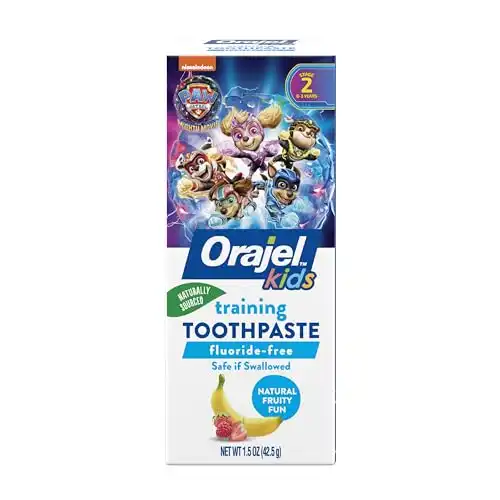 Orajel Kids Paw Patrol Fluoride-Free Training Toothpaste