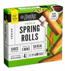 Lucky Foods Gluten Free Veggie Spring Rolls