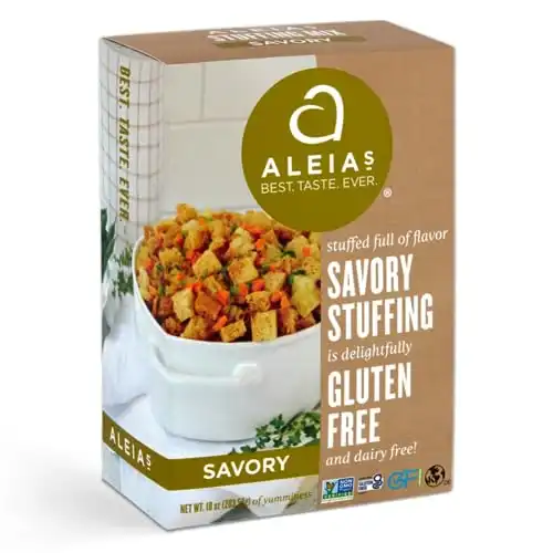 Aleia's Gluten Free Foods Gluten Free Savory Stuffing Mix, 10 Oz