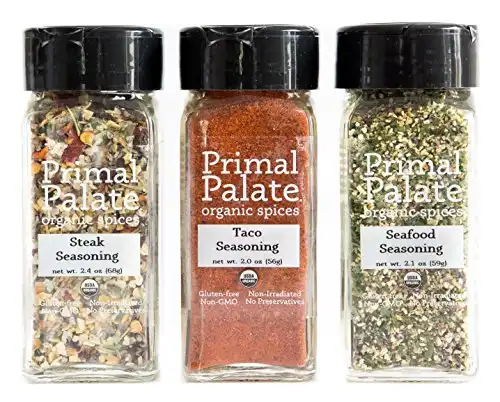 Primal Palate Organic Spices 3-Bottle Gift Set